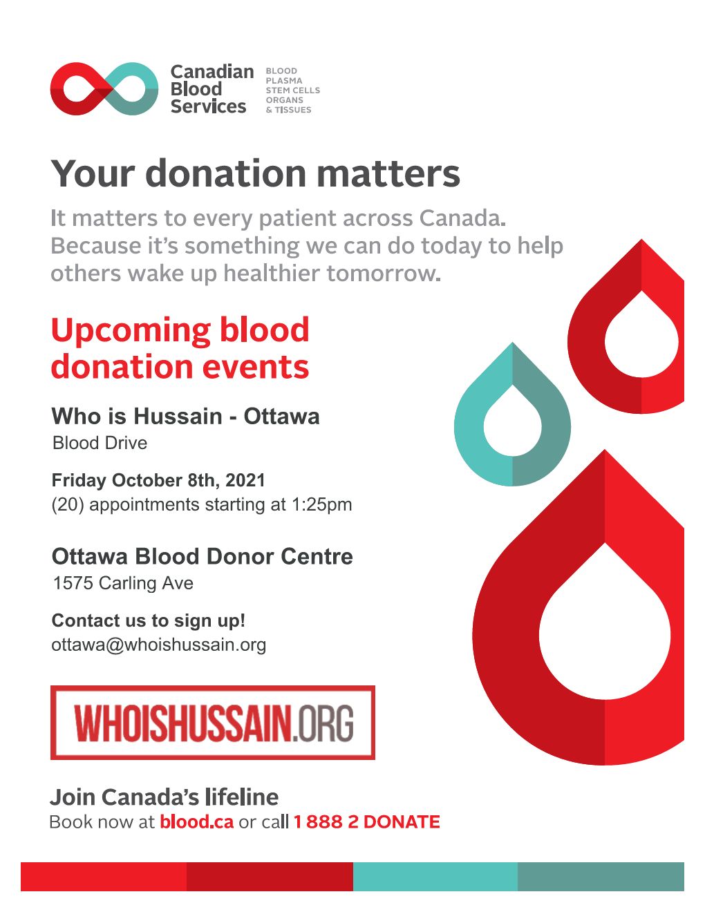 WIH Ottawa Blood Drive 1